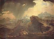 John Martin Joshua Ordering the Sun to Stop in its Course (mk10) France oil painting artist